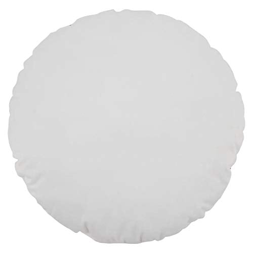 Fennco Styles Cookies for Santa Christmas Decorative Throw Pillow 17" Round - Red & White Festive Cushion for Home, Couch, Living Room, Holidays Décor and Special Occasion