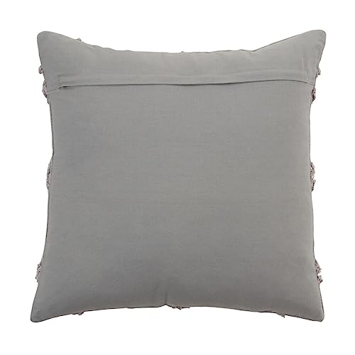 Fennco Styles Diamond Tufted Cotton Decorative Throw Pillow Cover 20" W x 20" L - Geometric Cushion Case for Home, Couch, Living Room, Bedroom, Office and Holiday Décor