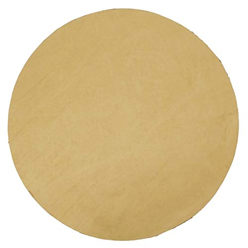 Fennco Style Hand Beaded Elegant Floral Placemat 14" Round, 1-Piece - Gold Table Mat for Banquets, Christmas, Special Events and Home Décor