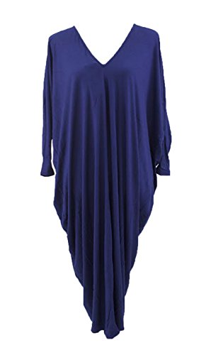 SAY Styles All Yours The Deep Back Cut Out 3/4 Sleeve Blue Dress