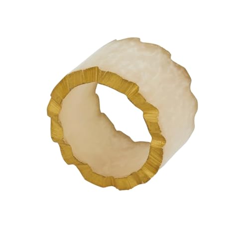 Fennco Styles Resin Artistry Decorative Napkin Rings, Set of 4