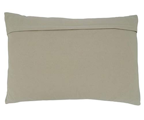 Fennco Styles Homey Striped Decorative Cotton Throw Pillow 20" W x 20" L - Blue Accent Cushion for Home, Couch, Bedroom, Living Room and Office Décor