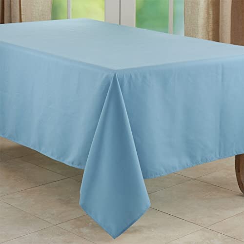 Fennco Styles Classic Everyday Design Solid Color Tablecloth - Table Cover for Home Décor, Baquets, Family Gathering and Special Occasion