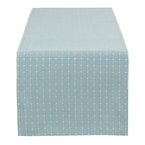 Fennco Styles Modern Stitched Line Table Runner - Stripe Table Cover for Home Décor, Dining Table, Banquet, Family Gathering and Special Occasion