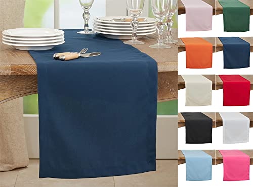 Fennco Styles Classic Everyday Design Solid Color Table Runner 16 x 72 Inch - Table Cover for Home Décor, Banquets, Family Gathering and Special Occasion