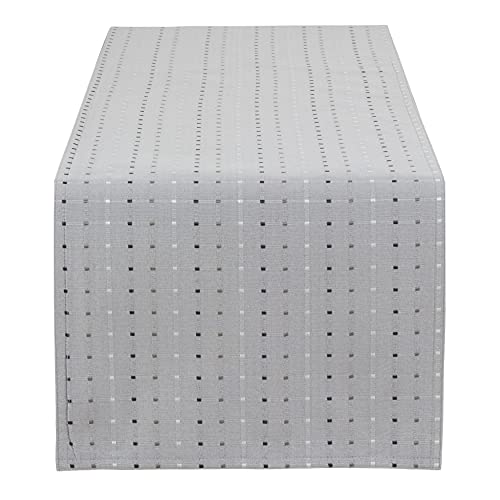Fennco Styles Modern Stitched Line Table Runner - Stripe Table Cover for Home Décor, Dining Table, Banquet, Family Gathering and Special Occasion