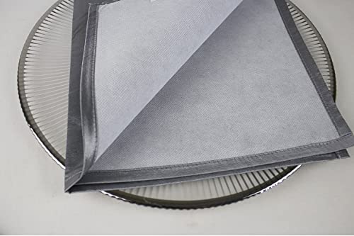 Fennco Styles Silver Satin Decorative Cloth Napkins, Set of 4 - Solid Color Diner Napkins for Wedding, Banquets, Special Events, Holiday and Christmas Décor