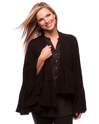 stylesilove Trendy Lightweight Knitted Ruffled Wrap