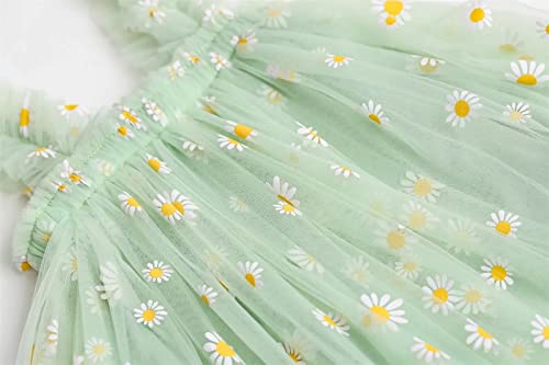stylesilove Baby Toddler Girls Sleeveless Fruit Daisy Mesh Tulle Flower Girl Dress Birthday Wedding Party Tutu Sundress