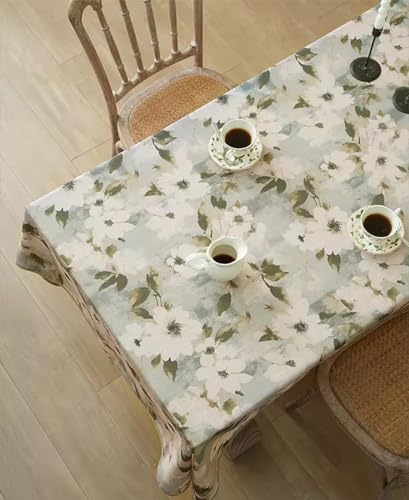 Fennco Styles Spring Blossom Print Tablecloth 56" W x 72" L