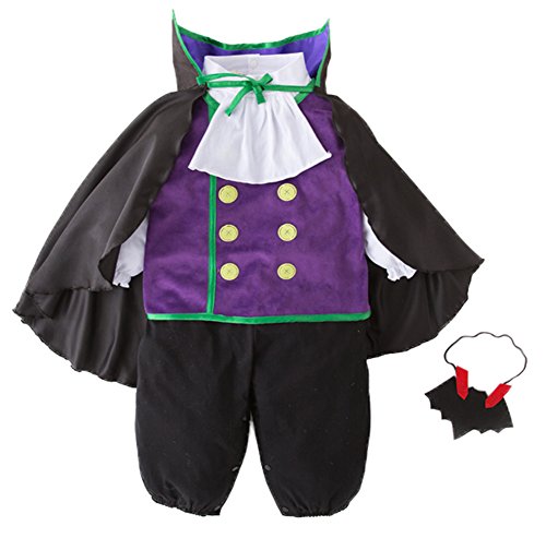 Styles I Love Toddler Baby Boys Vampire 4-Piece Festival Outfit for Stage Wear, Photography and Special Occasion