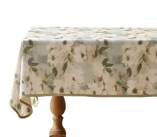 Fennco Styles Spring Blossom Print Tablecloth 56" W x 72" L