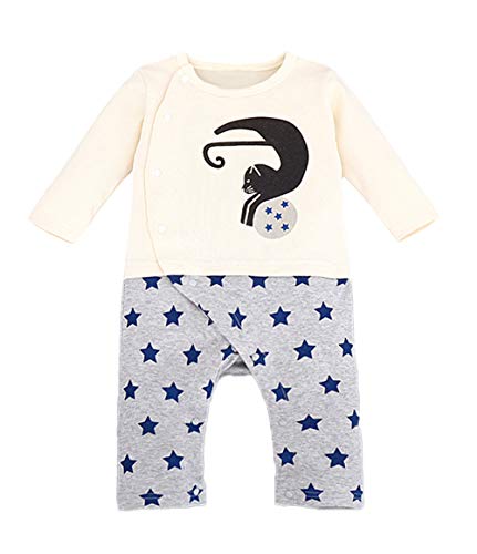 stylesilove Circus Animals Coverall Infant Toddler Baby Boy Girl Cotton Romper Autumn Winter Outfit