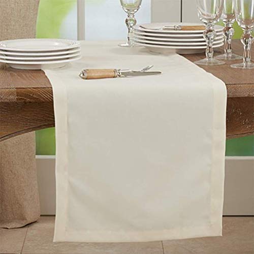 Fennco Styles Classic Everyday Design Solid Color Table Runner 16 x 72 Inch - Table Cover for Home Décor, Banquets, Family Gathering and Special Occasion