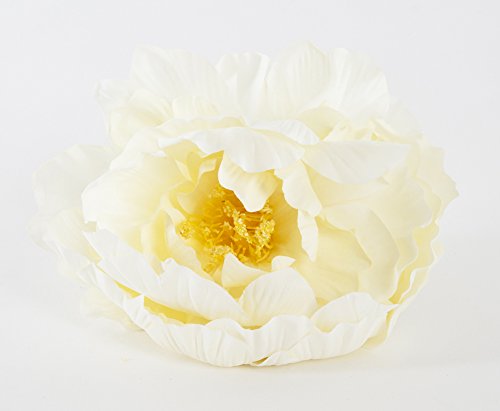 Fennco Styles Handmade Peony Napkin Rings, Set of 4 - Pink Flower Decorative Napkin Holders for Home, Dining Table, Banquet, Family Gathering, Holiday and Special Occasion
