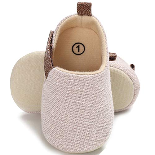 stylesilove Infant Baby Girl Casual Loafers Soft Soled Crib Shoes Anti-Slip Pre-Walker Shoes 0-18 M, 3 Colors