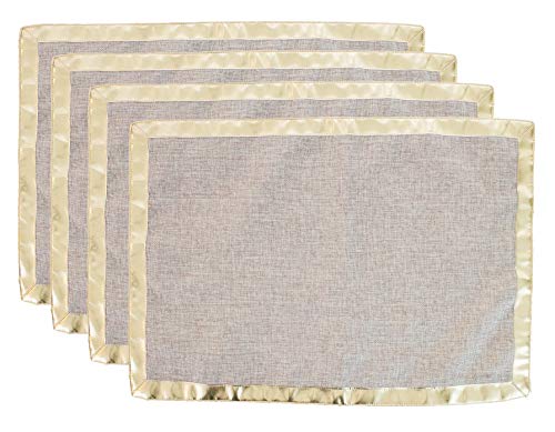 Fennco Styles Classic Solid Color Design Table Placemats