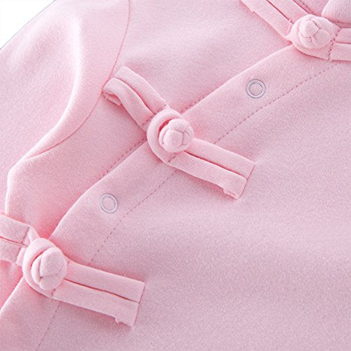 stylesilove Cute Traditional Asian Style Cotton Baby Boy Romper Costume