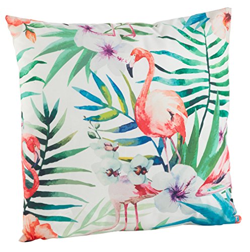 Fennco Styles Home Indoor Outdoor Décor Tropical Print Throw Pillow