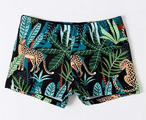 Styles I Love Father and Son Tropical Jungle Cheetah Swim Shorts Bathing Suit Beach Pool Swim Trunks