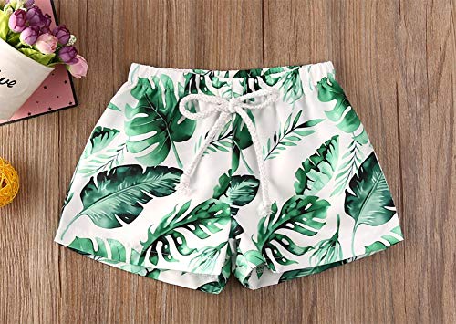 Styles I Love Baby Toddler Green Palm Leaves Swim Shorts Bathing Suit Beach Pool Swimwear Little Boy Swim Trunks