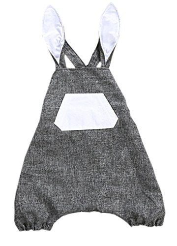 stylesilove Baby Boy Baby Girl Bunny Ears Harem Pants Suspender Romper Skirt