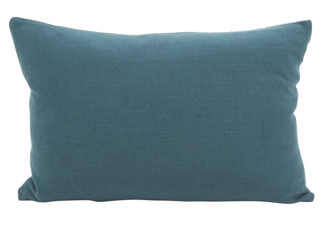 Fennco Styles Unique Foil Spattered Down Filled Decorative 12" W x 18" L Throw Pillow – Grey Cotton-Viscose Cushion for Bed, Couch, Sofa, Home Décor, Holidays, Housewarming