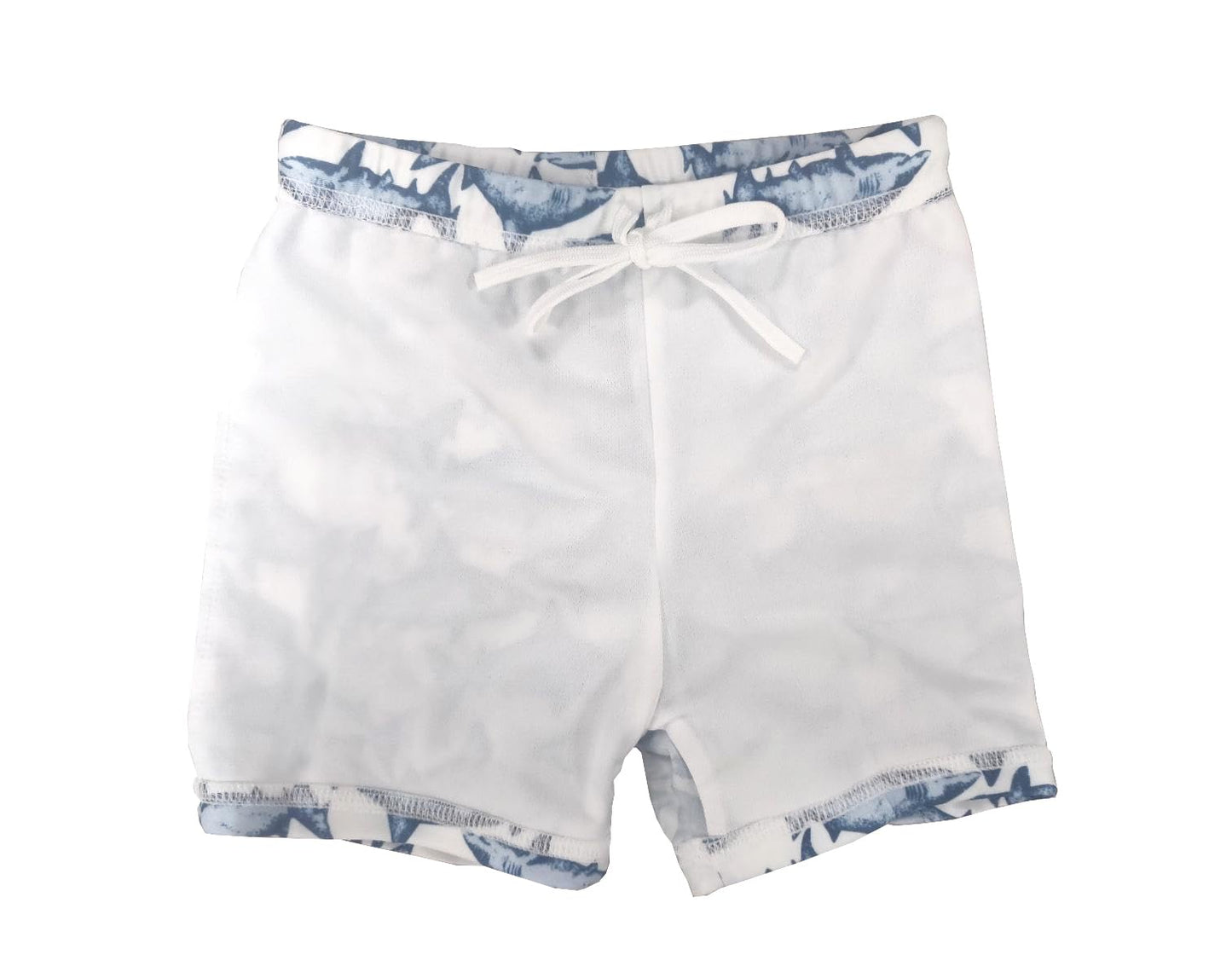 stylesilove Toddler Kid Boys Playful Shark Printed Swim Shorts Quick Dry Bathing Suit Beach Pool Swim Trunks
