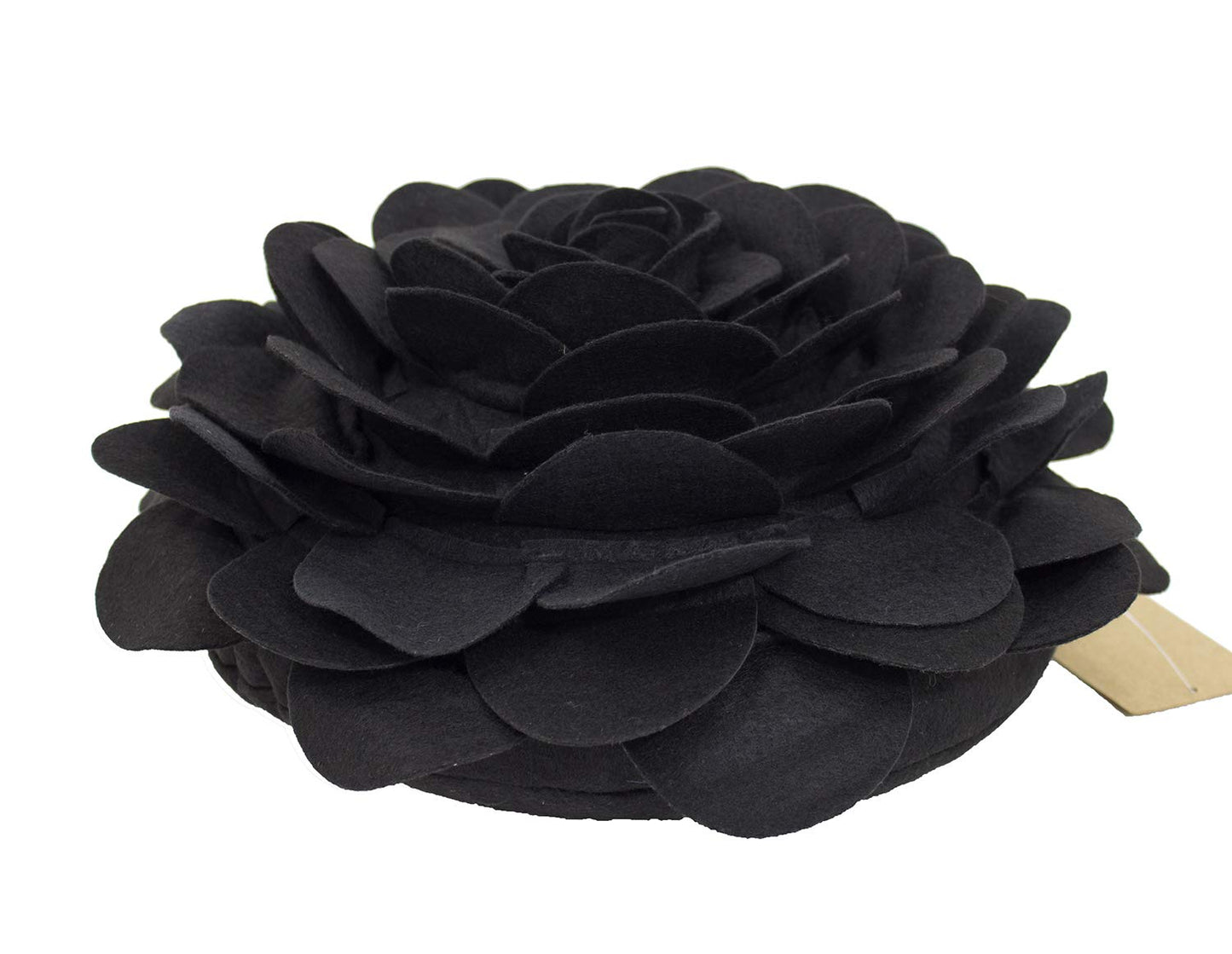Fennco Styles Eva's Flower Throw Pillow 13" Round - Cute Flower Shaped Decorative Filled Floral Accent Pillow for Home, Couch, Bed, Sofa, Living Room