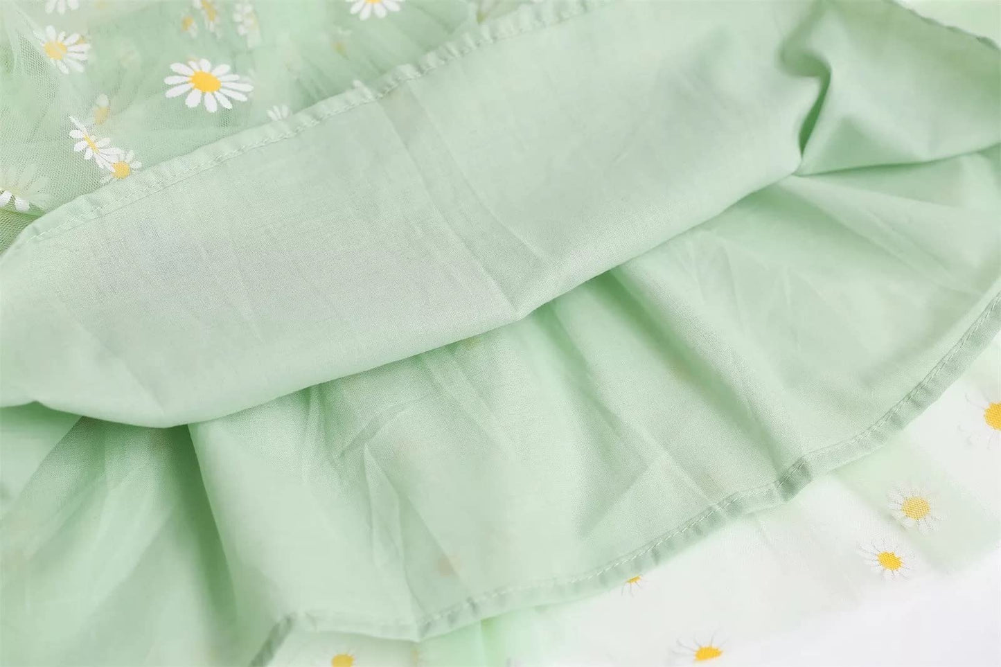 stylesilove Baby Toddler Girls Sleeveless Fruit Daisy Mesh Tulle Flower Girl Dress Birthday Wedding Party Tutu Sundress