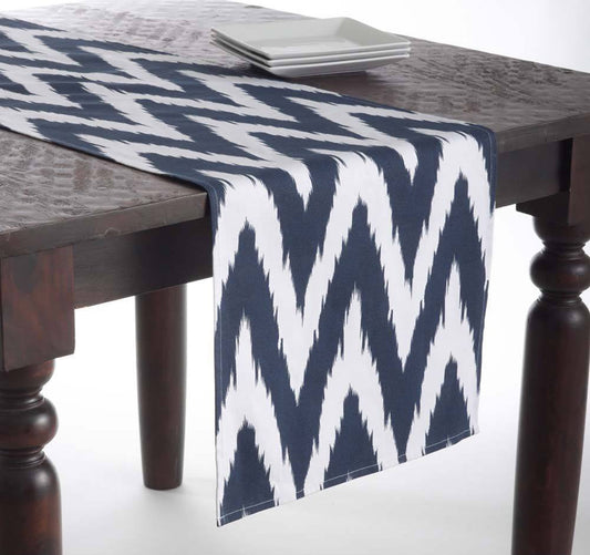 Fennco Styles Bail Chevron Decorative Table Runner 16"x72"