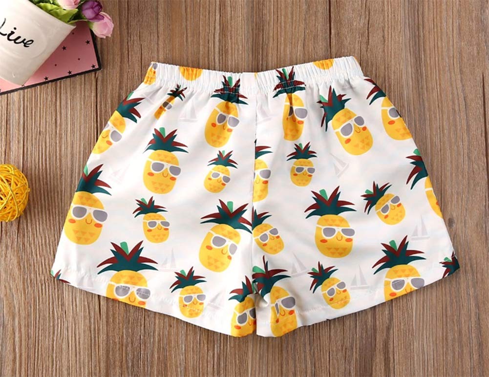 Styles I Love Baby Toddler Beach Pineapple Swim Shorts Bathing Suit Beach Pool Swimwear Little Boy Swim Trunks