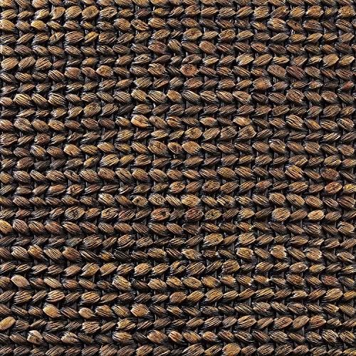 Fennco Styles Natural Woven Water Hyacinth Rectangular Placemats 14" W X 19" L, Set of 4