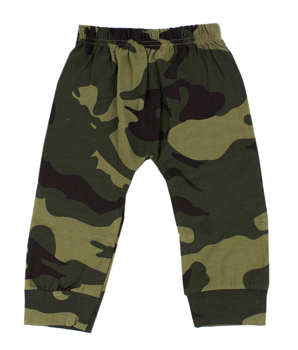 stylesilove Infant Baby Boy Camouflage Top and Pants 2-PCS Outfit
