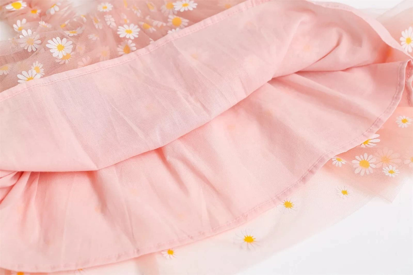 stylesilove Baby Toddler Girls Sleeveless Fruit Daisy Mesh Tulle Flower Girl Dress Birthday Wedding Party Tutu Sundress