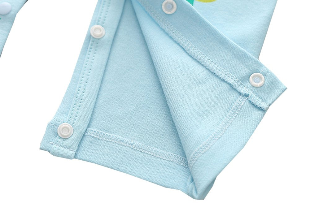 stylesilove Unisex Infant Baby Fall Long Sleeve Cotton Romper Jumpsuit