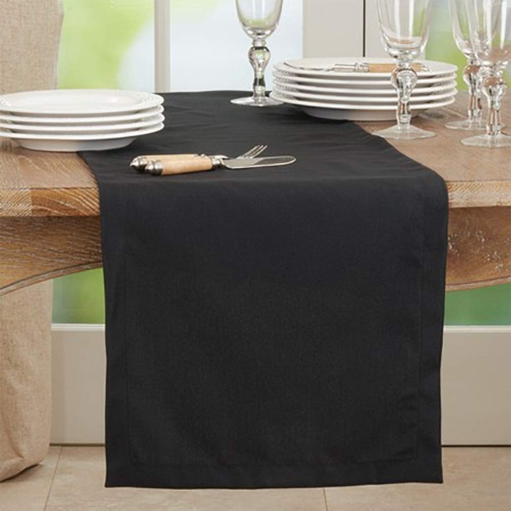 Fennco Styles Classic Everyday Design Solid Color Table Runner 16 x 72 Inch - Table Cover for Home Décor, Banquets, Family Gathering and Special Occasion