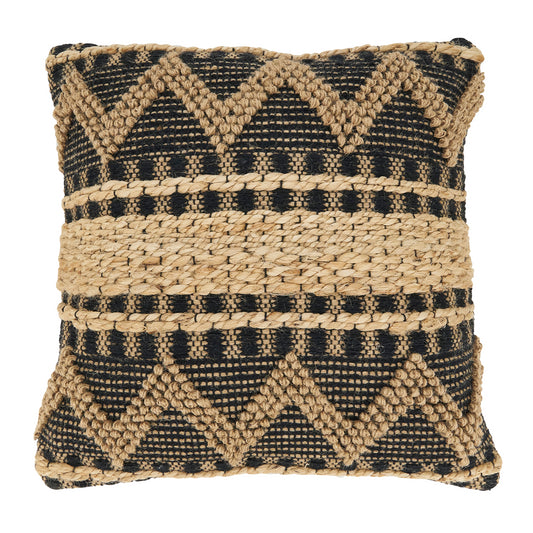 Woven Zig Zag Pillow - Poly Filled