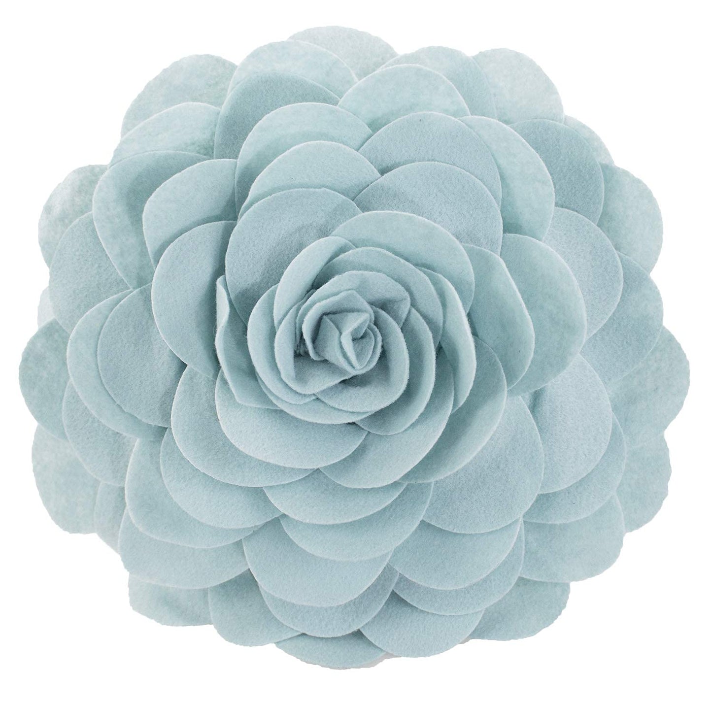 Fennco Styles Eva's Flower Garden Decorative Throw Pillow Cover 16" Round - Floral Accent Pillow Case for Home, Couch, Bed, Living Room, Holiday and Office Décor