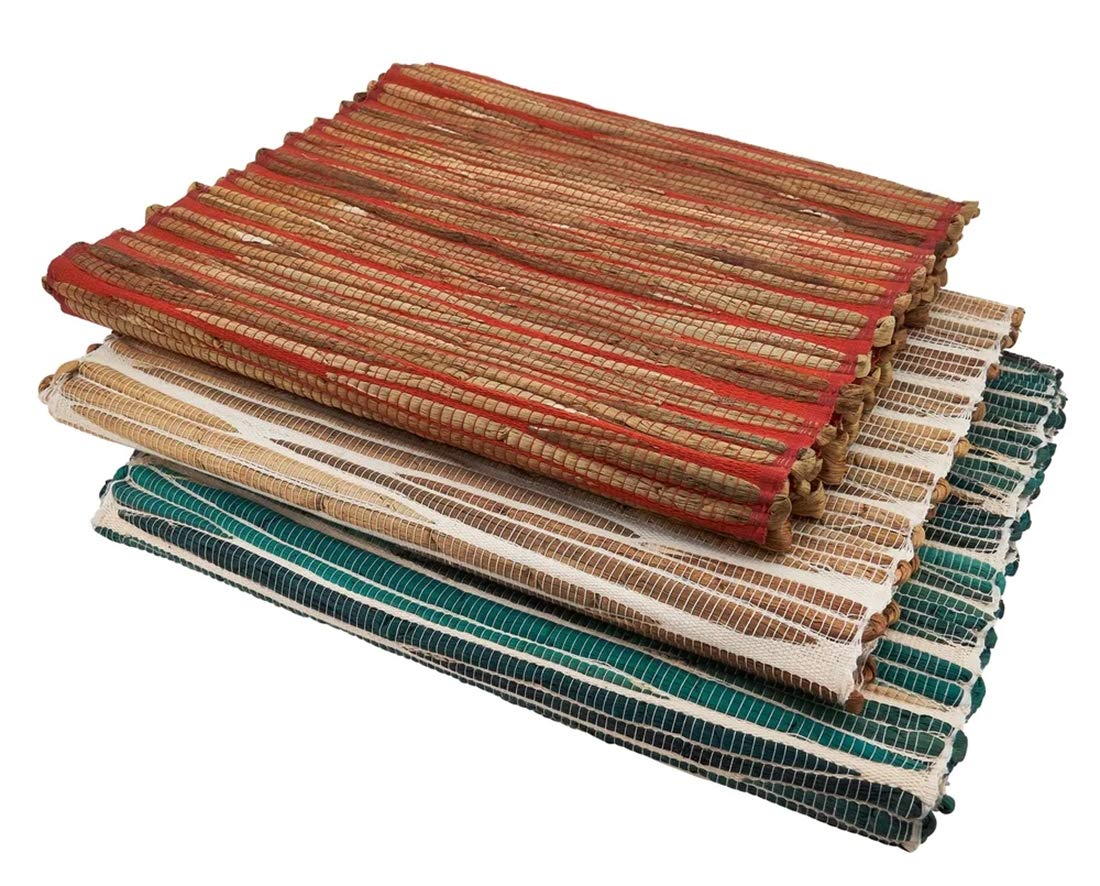 Fennco Styles Woven Chic Texture Water Hyacinth Table Runner Table Cover for Home Décor, Dining Table, Banquets, Holiday and Special Events