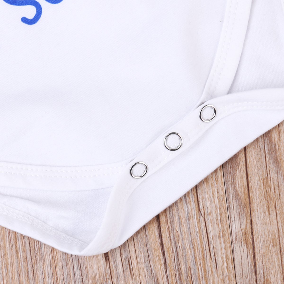 stylesilove Unisex Infant Baby IF MOM SAYS No My Aunt Will SAY YES Short Sleeve Romper White Cotton Bodysuit