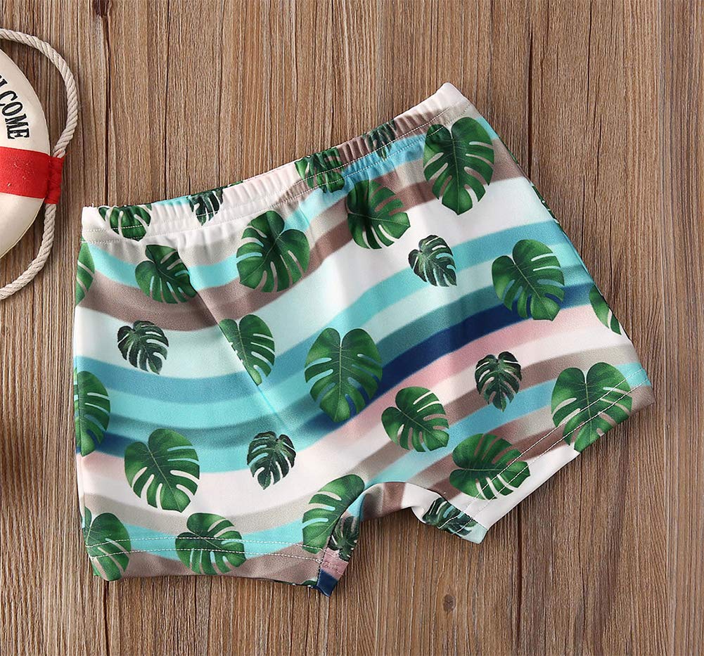 Styles I Love Baby Toddler Boys Tropical Print Swim Shorts Bathing Suit Beach Pool Boy Swim Trunks