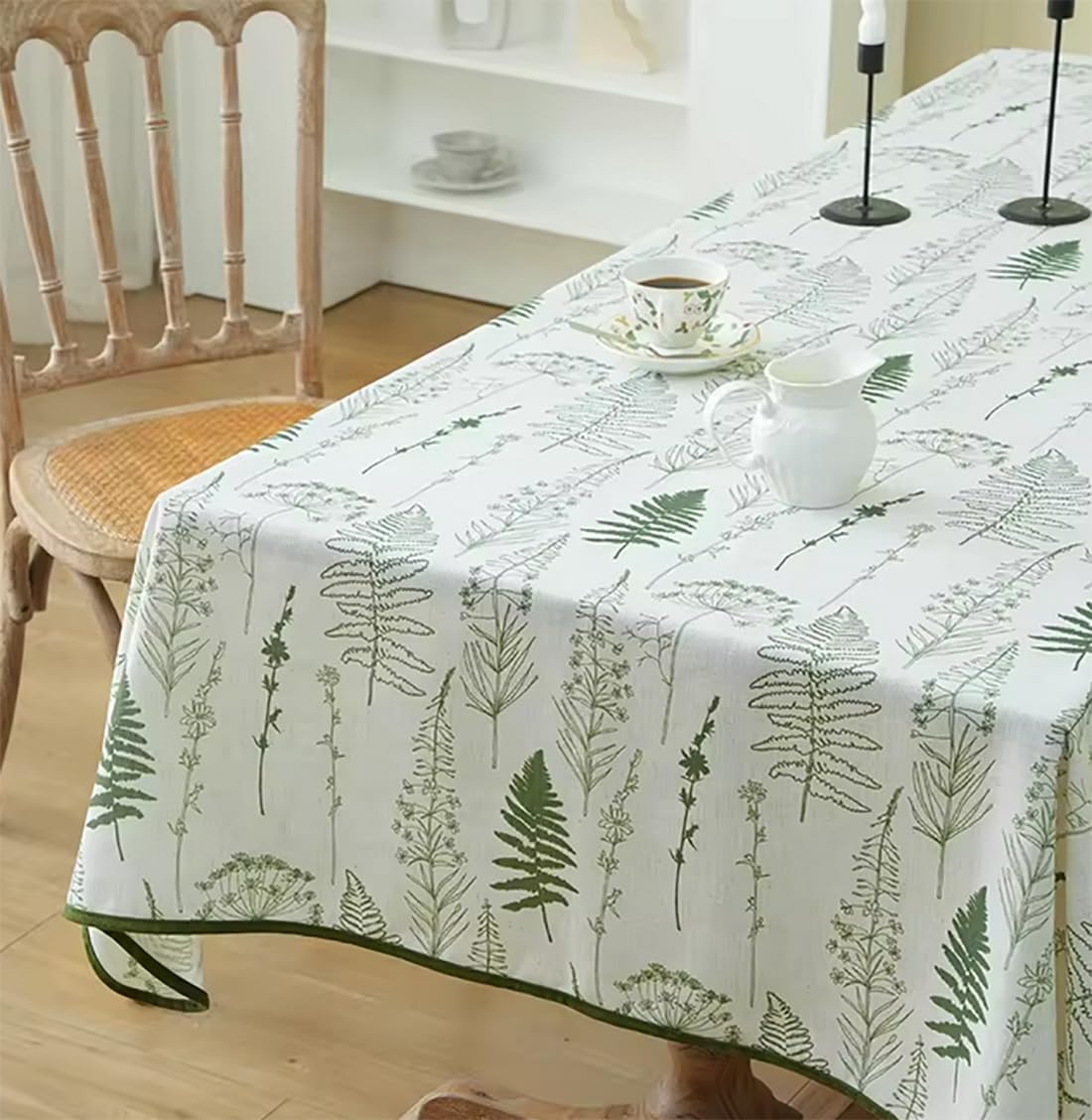 Fennco Styles Spring Blossom Print Tablecloth 56" W x 72" L