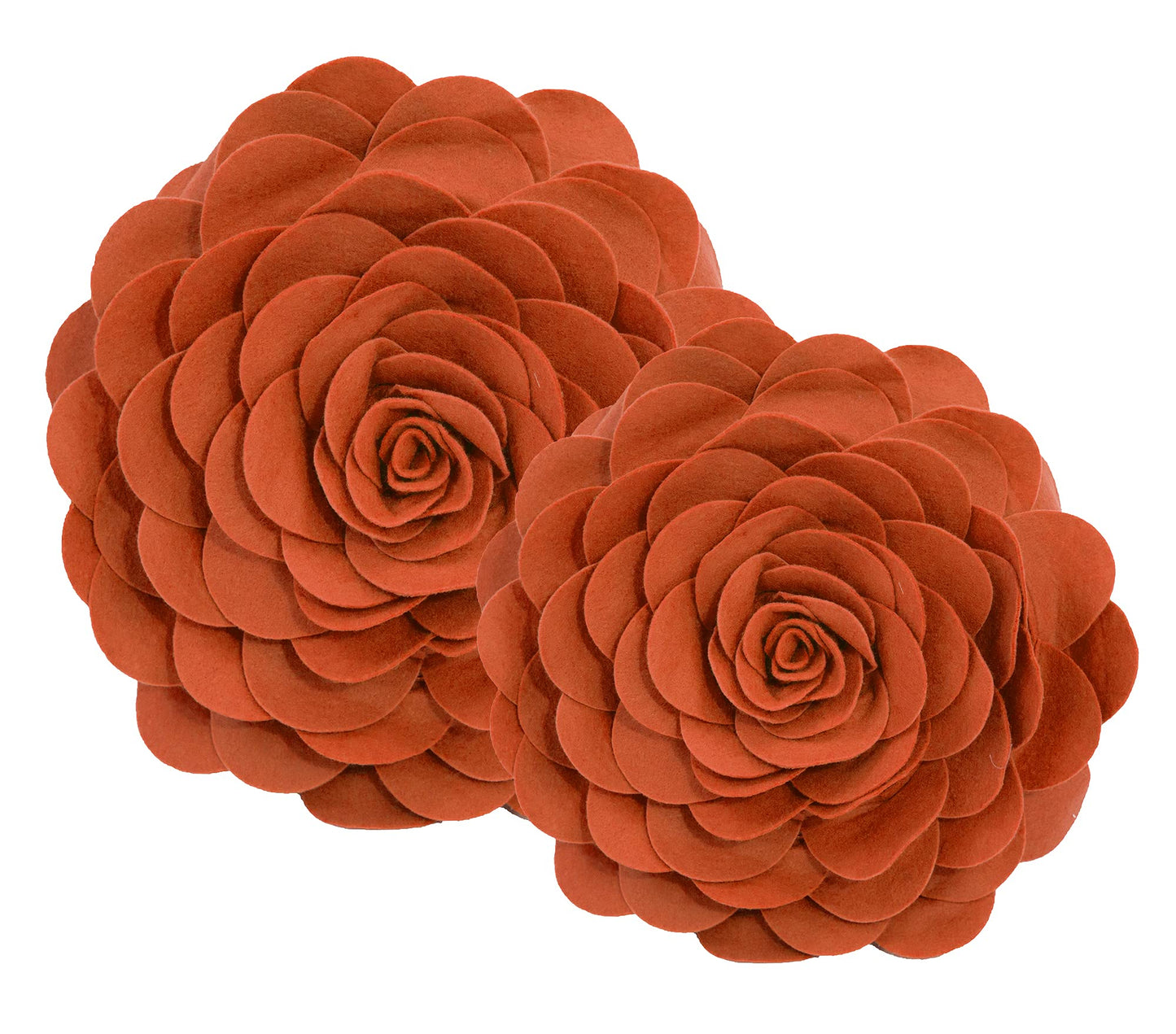 Fennco Styles Eva's Flower Garden Decorative Throw Pillow Cover 16" Round - Floral Accent Pillow Case for Home, Couch, Bed, Living Room, Holiday and Office Décor