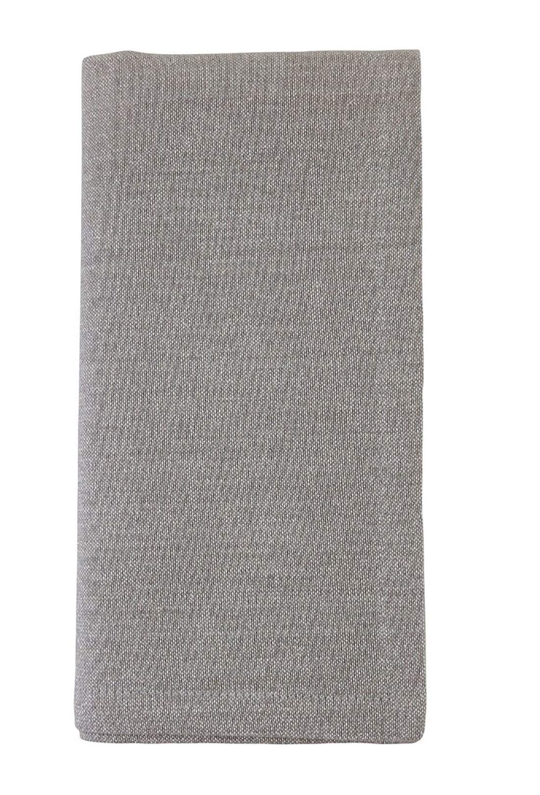 Fennco Styles Shimmer Metallic Cotton Table Runner 16" W x 72" L - Silver Table Cover for Home Décor, Dining Table, Banquet, Family Gathering, Holiday, and Special Occasion