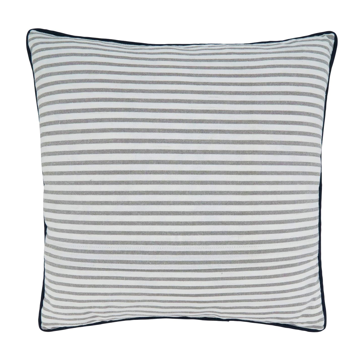 Fennco Styles Summer Sandals, Relax, Live, Laugh Cotton Decorative Throw Pillow Cover 18" W x 18" L - Multicolored Cushion Case for Home, Couch, Bedroom and Living Room