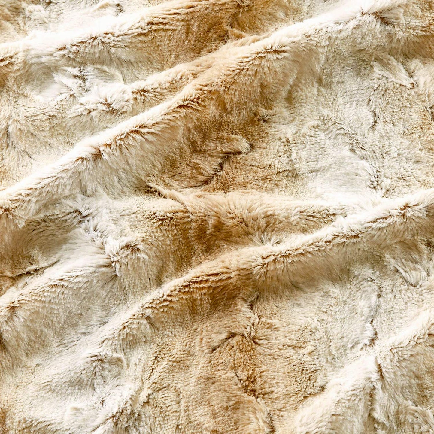 Fennco Styles Wilma Collection Country Faux Rabbit Fur Palette 50 x 60 Inch Throw Throw – Grey Throw Blanket for Couch, Bedroom and Living Room Décor