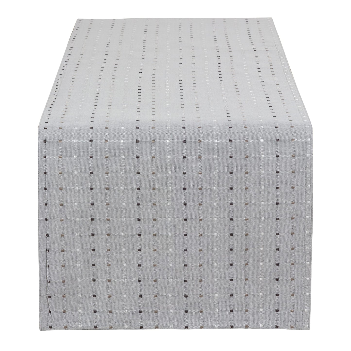 Fennco Styles Modern Stitched Line Table Runner - Stripe Table Cover for Home Décor, Dining Table, Banquet, Family Gathering and Special Occasion