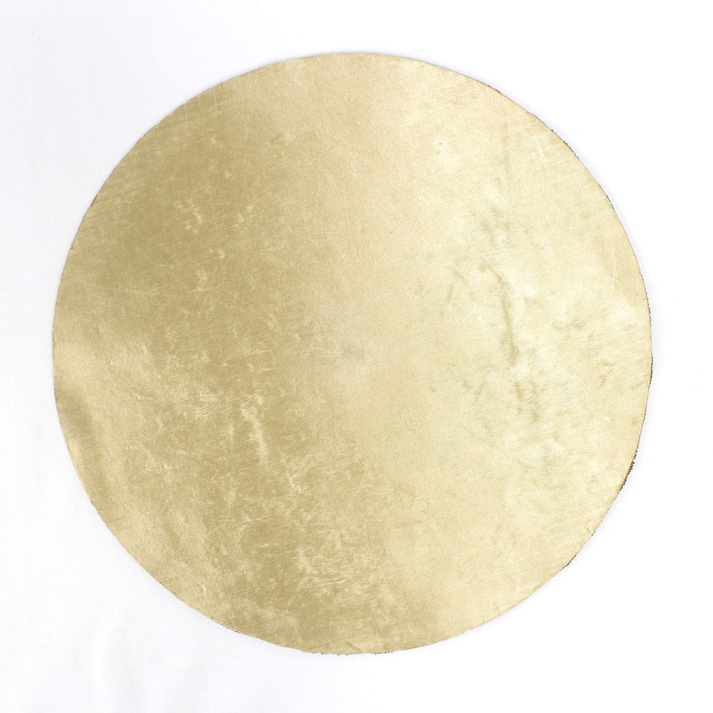 Fennco Styles Elegant Hand Beaded Design Round Placemat - 1 Piece (15" Round)
