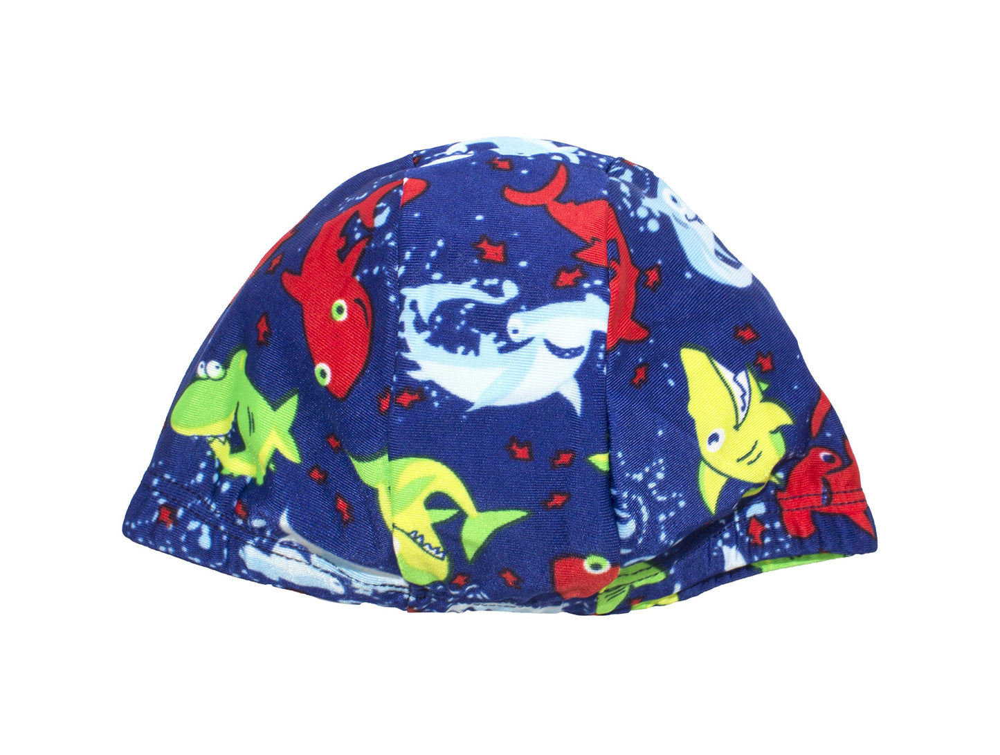 stylesilove Kids Boy Cartoon Dinosaur Shark Rashguard Top & Swim Shorts with Hat 3 pcs Set